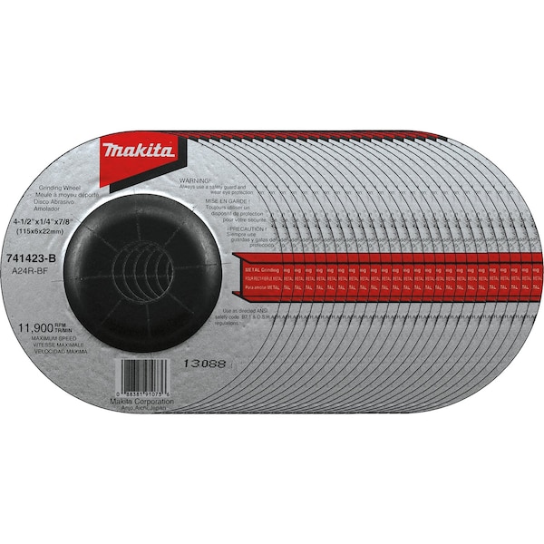 GrindWheels 4-1/2" (25pk) F/9524NB